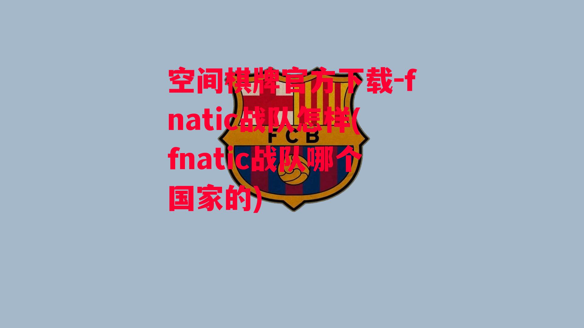 fnatic战队怎样(fnatic战队哪个国家的)